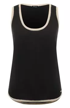 Топ изо льна и хлопка Kiton