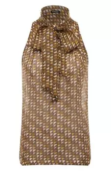 Топ изо льна и шелка Kiton