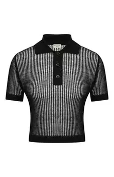 Топ изо льна и шелка Saint Laurent