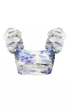 Топ изо льна и шелка YVON