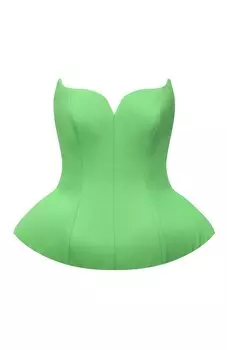 Топ-корсет из хлопка и льна Giuseppe di Morabito