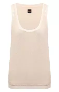 Топ с отделкой пайетками BOSS Orange