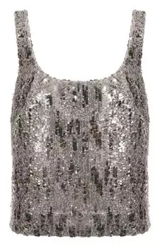 Топ с отделкой пайетками Elie Saab