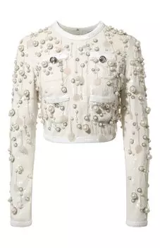 Топ с отделкой пайетками Giambattista Valli