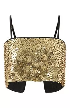 Топ с отделкой пайетками Pinko