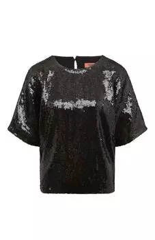Топ с отделкой пайетками Yves Salomon