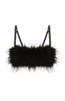 Топ с отделкой перьями Love Stories