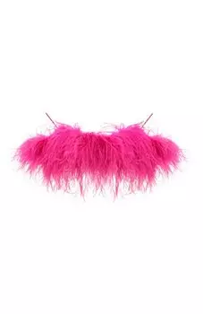 Топ с отделкой перьями New Arrivals