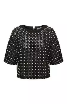 Топ с отделкой стразами Des_Phemmes