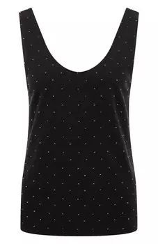 Топ с отделкой стразами Flashin