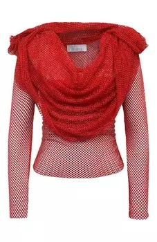 Топ с отделкой стразами Giuseppe di Morabito