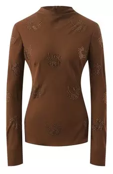 Топ с отделкой стразами Pinko