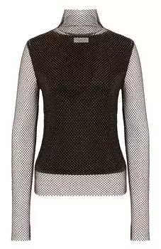 Топ с отделкой стразами Sportmax