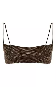 Топ с отделкой стразами The Andamane