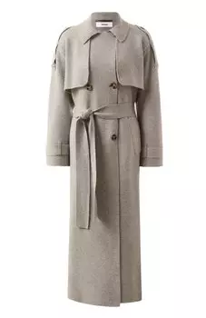 Тренч из шерсти и кашемира Not Shy