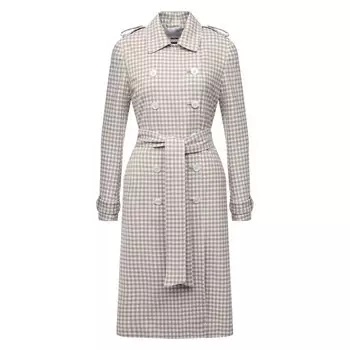 Тренч из шерсти и шелка Kiton