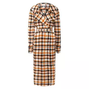 Тренч из смеси хлопка и шерсти McQ Swallow