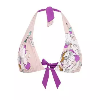 Треугольный бра с цветочным принтом Carine Gilson