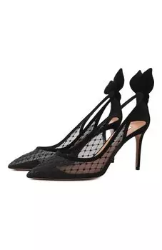 Туфли Bow Tie Net 85 Aquazzura