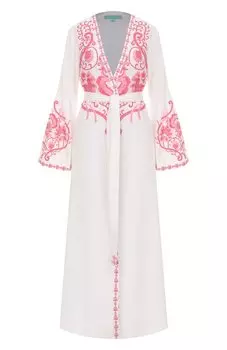 Туника из хлопка и льна Melissa Odabash