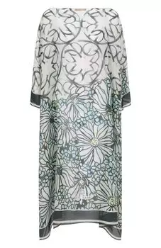 Туника из хлопка и шелка Elie Saab