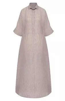 Туника изо льна и шелка Brunello Cucinelli