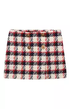 Твидовая юбка Versace