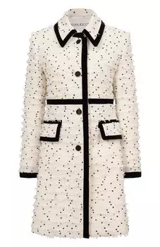 Твидовое пальто Nina Ricci