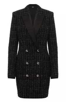 Твидовое платье BOSS