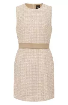 Твидовое платье BOSS