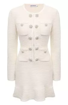 Твидовое платье self-portrait