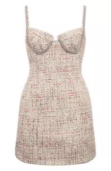 Твидовое платье self-portrait