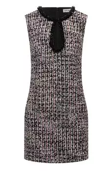 Твидовое платье self-portrait