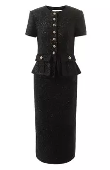 Твидовое платье self-portrait