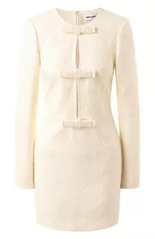 Твидовое платье self-portrait