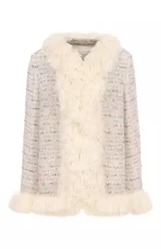 Твидовое полупальто Giambattista Valli