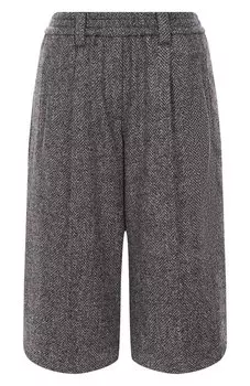 Твидовые шорты Brunello Cucinelli
