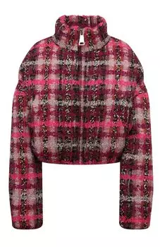 Твидовый пуховик Khrisjoy