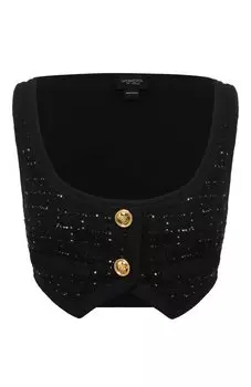 Твидовый топ Giambattista Valli