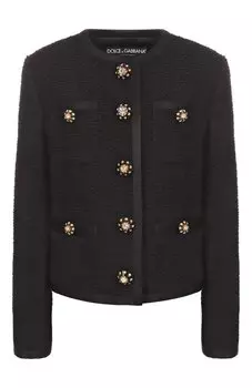 Твидовый жакет Dolce & Gabbana