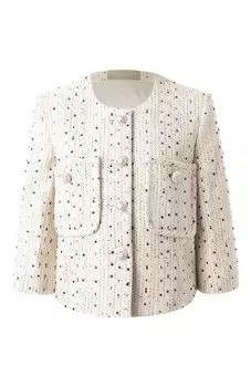 Твидовый жакет Elie Saab