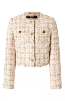 Твидовый жакет Versace