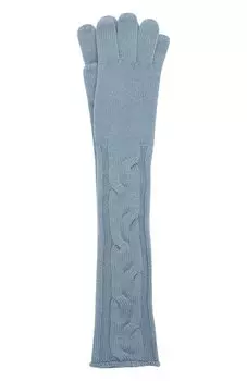 Удлиненные кашемировые перчатки фактурной вязки Loro Piana