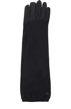 Удлиненные перчатки Mischa из кожи и замши Loro Piana