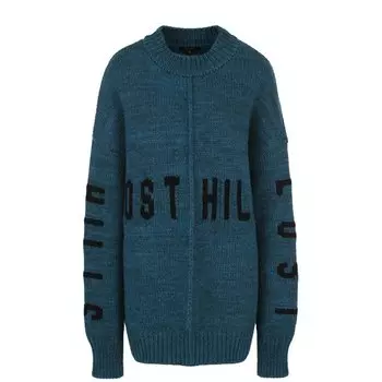 Удлиненный шерстяной пуловер свободного кроя Yeezy