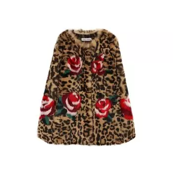 Укороченная шуба из меха кролика Dolce &amp; Gabbana
