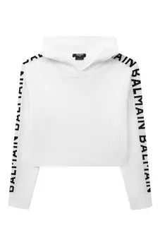 Укороченное худи Balmain