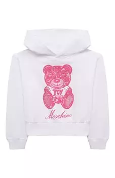 Укороченное худи Moschino