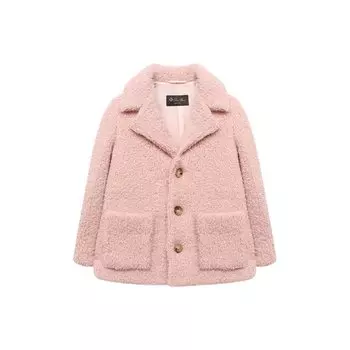 Укороченное пальто из шерсти Loro Piana