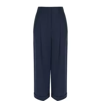 Укороченные хлопковые брюки с защипами Loro Piana